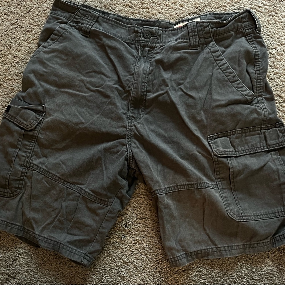 Wrangler Dark Gray Cargo Shorts